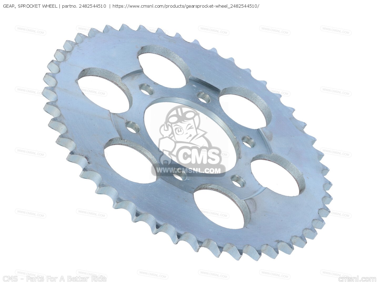 2482544510 Gear Sprocket Wheel Yamaha Buy The 248 25445 10 00 At Cmsnl 7876