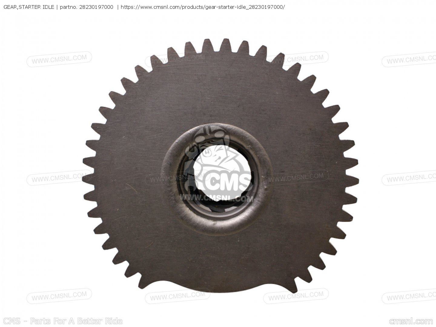 GEAR,STARTER IDLE for PX50 1982 (C) NORWAY - order at CMSNL