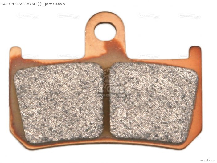 Daytona GOLDEN BRAKE PAD SET(F) 65519 Daytona GOLDEN BRAKE PAD SET(F) 65519