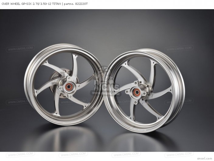 Over Racing GP-SIX TITANIUM COLOR 2.70/3.50-12  GROM 822220T