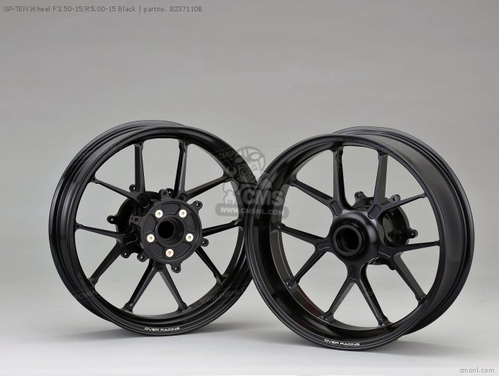 Over Racing GP-TEN BLACK COLOR 3.50-15/5.00-15  TMAX 8237110B