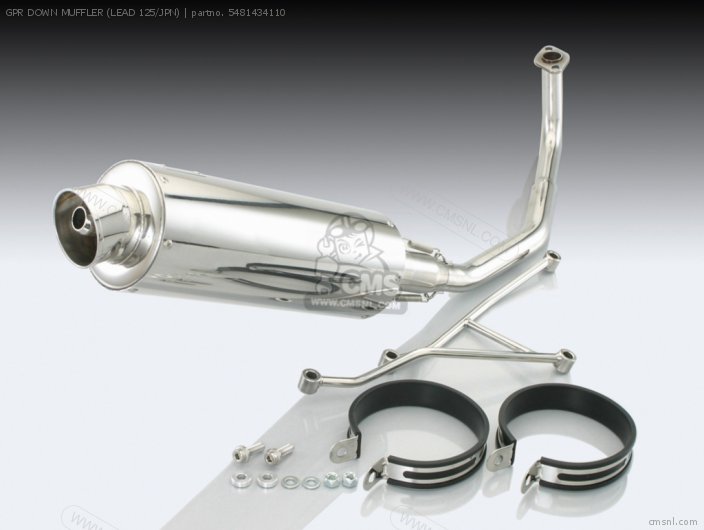 Kitaco GPR DOWN MUFFLER (LEAD 125/JPN) 5481434110