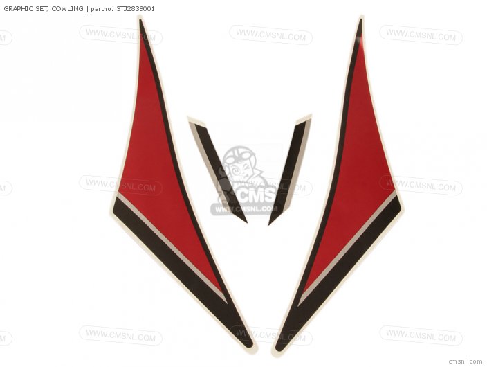 3TJ2839001 Graphic Set, Cowling Yamaha buy the 3TJ2839001 at CMSNL