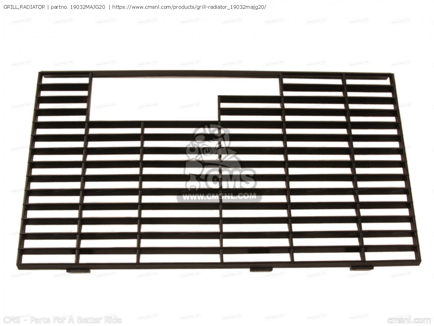 19032MAJG20: GRILL,RADIATOR Honda - buy the 19032-MAJ-G20 at CMSNL