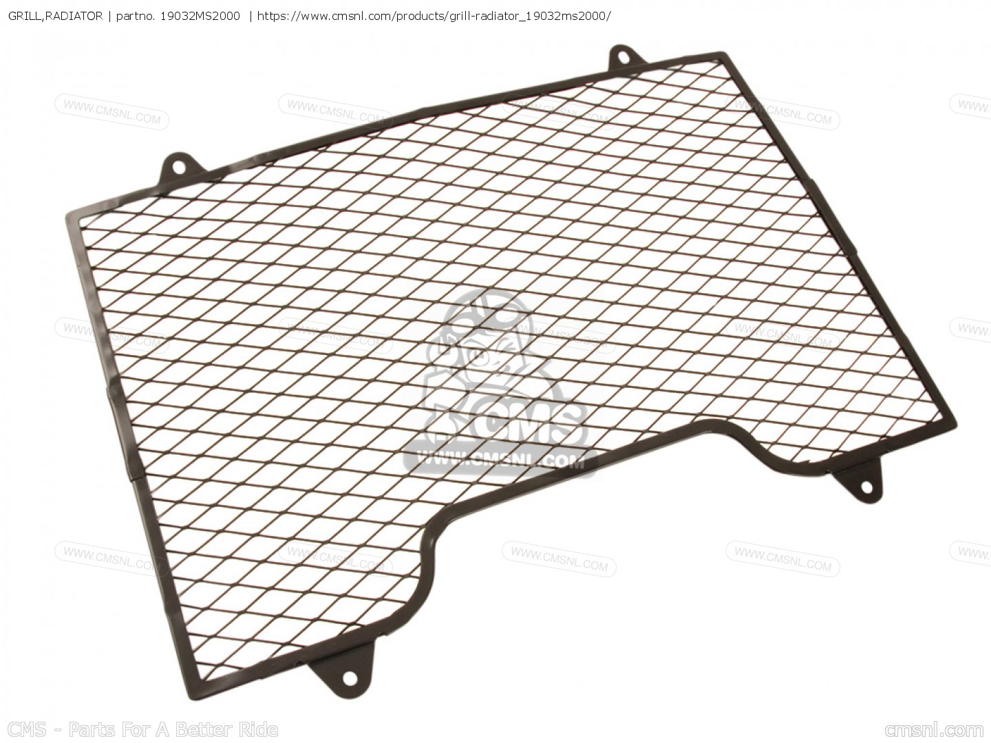19032MS2000: GRILL,RADIATOR Honda - buy the 19032-MS2-000 at CMSNL