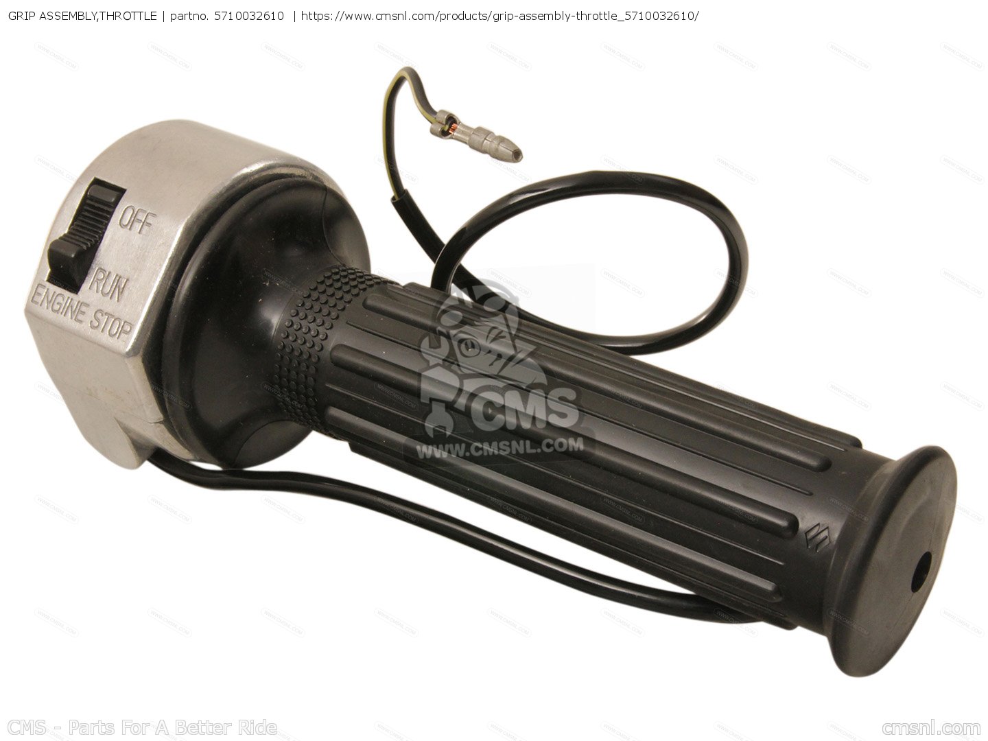 5710032610: GRIP ASSEMBLY,THROTTLE Suzuki - buy the 57100-32610 at CMSNL