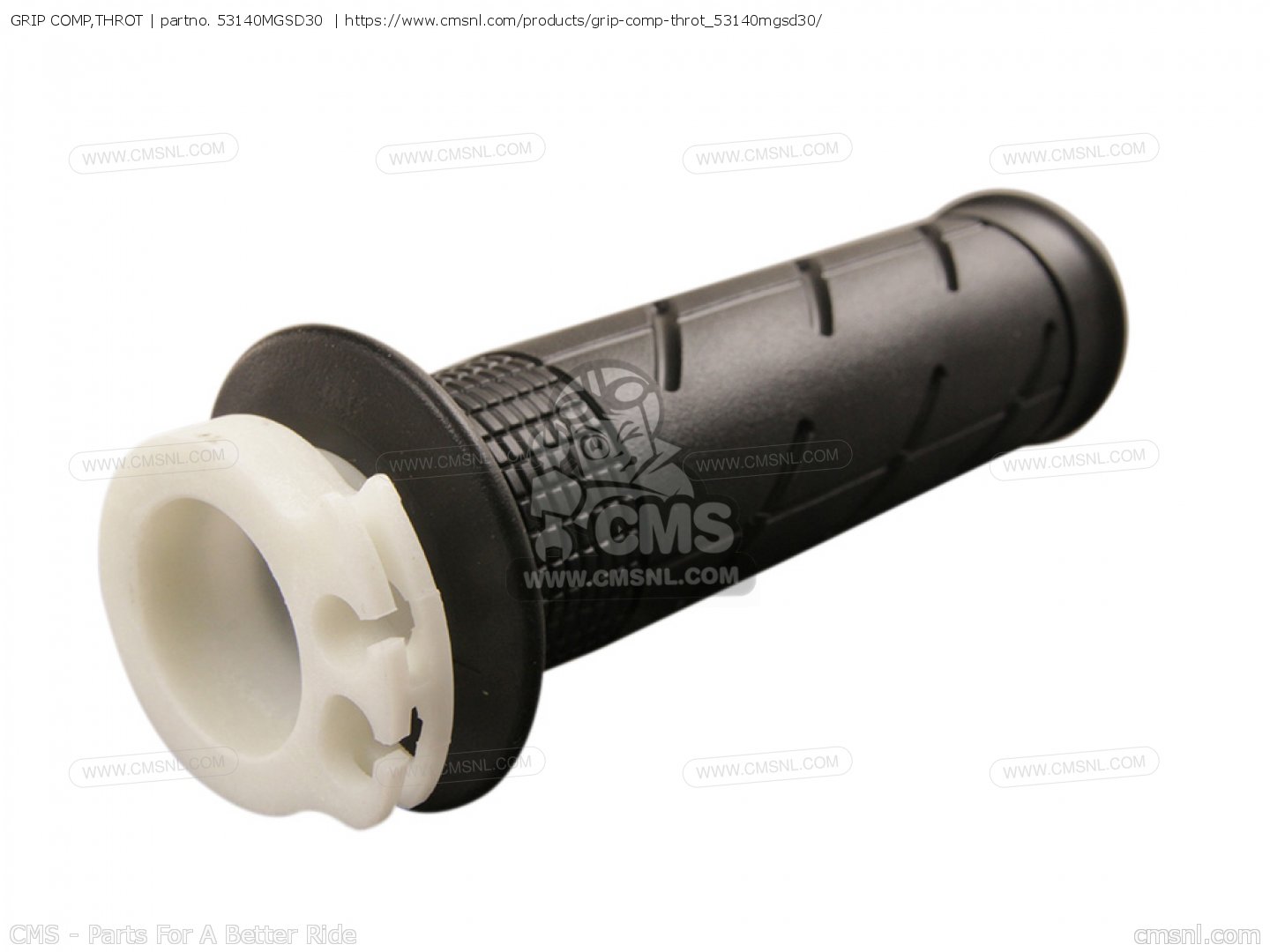 53140MGSD30: GRIP COMP,THROT Honda - buy the 53140-MGS-D30 at CMSNL