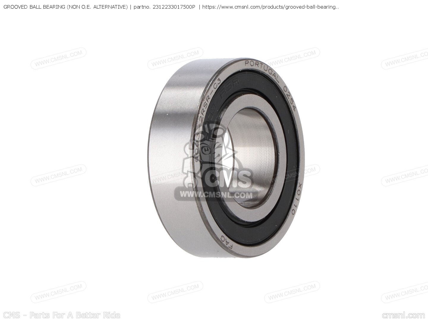 2312233017500P Grooved Ball Bearing (non O.e. Alternative) Alternative