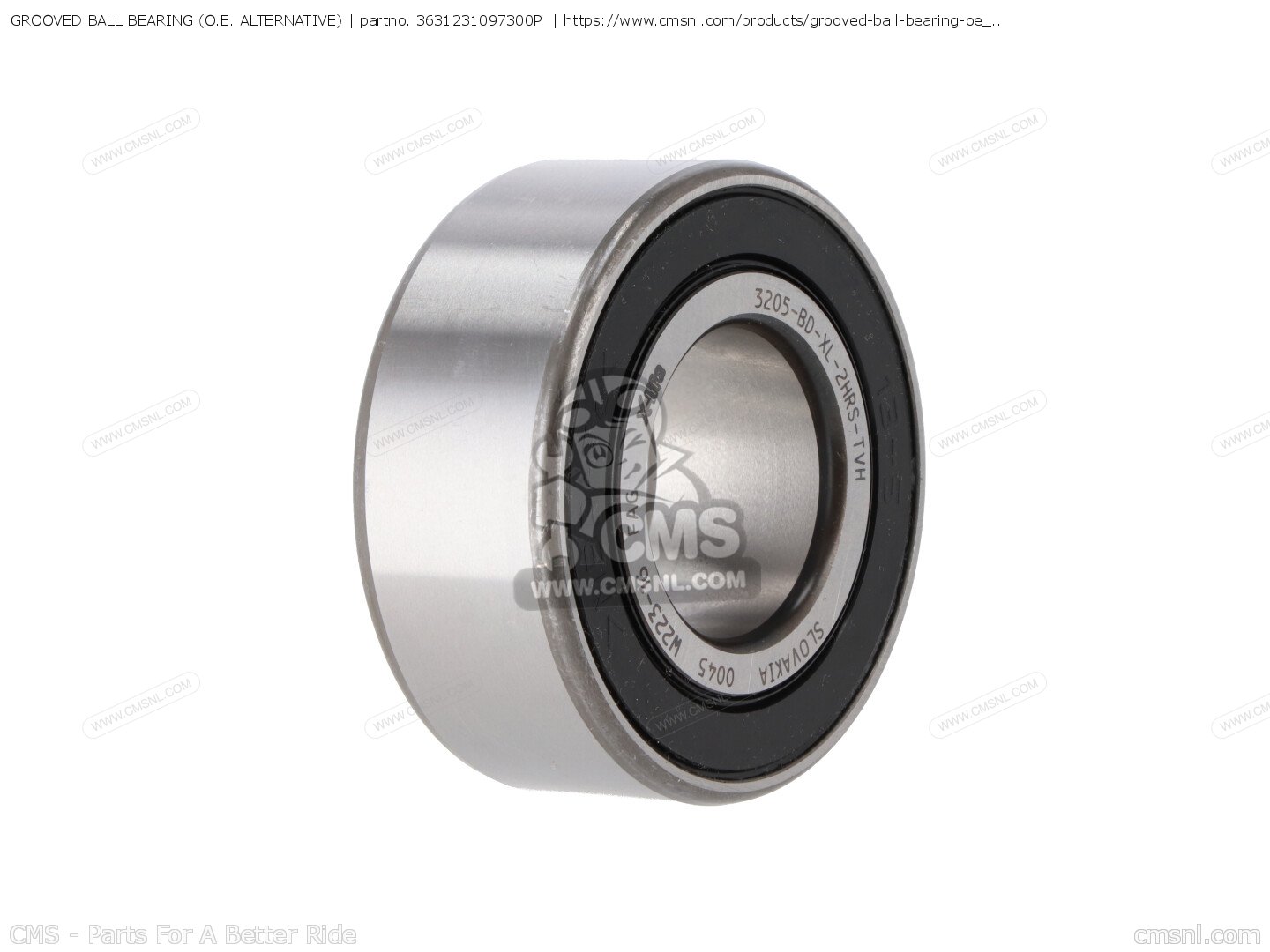 3631231097300P Grooved Ball Bearing (o.e. Alternative) Alternative