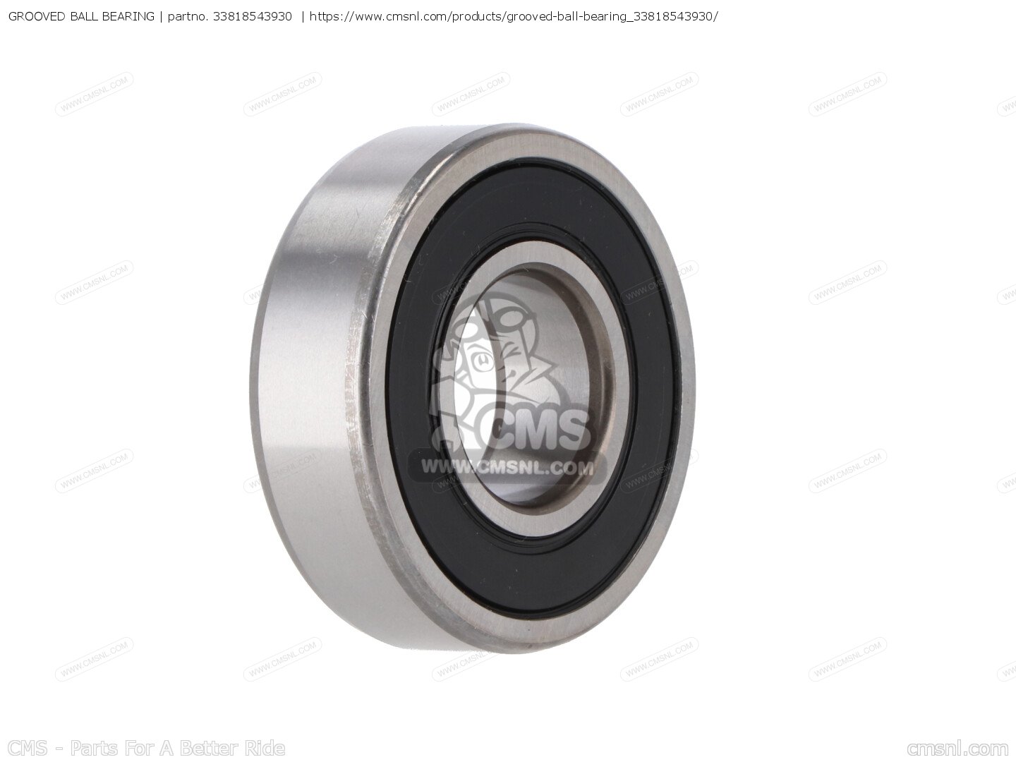 33818543930: GROOVED BALL BEARING BMW - buy the 33 81 8 543