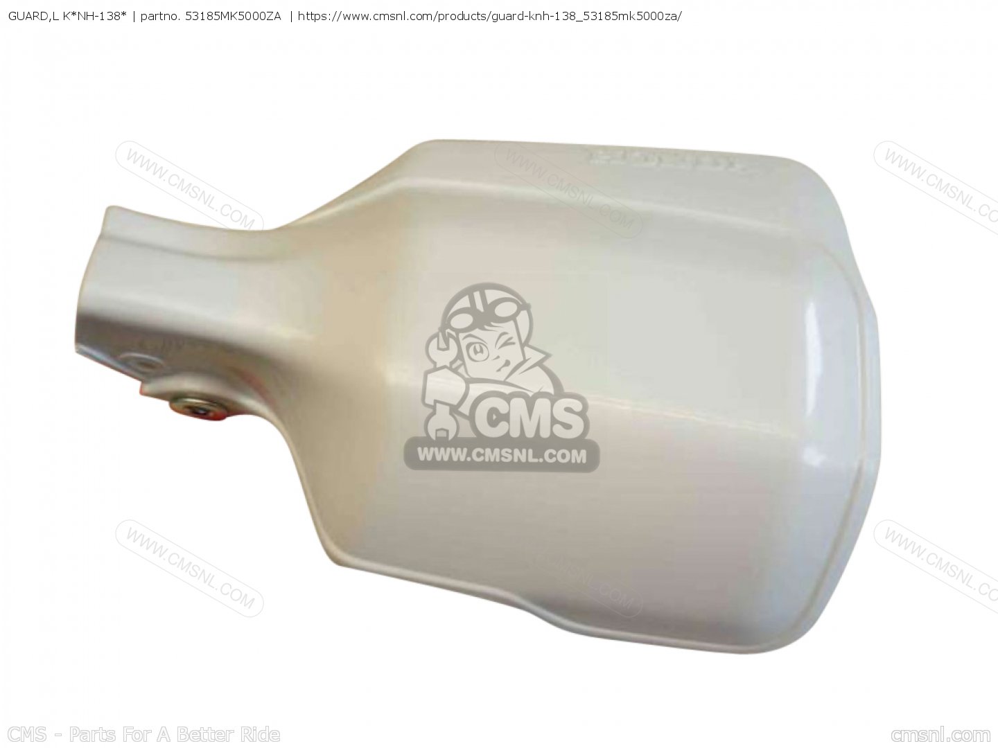 Honda 53185-kcz-000zb Guard L.r134 Replacement Honda 53185