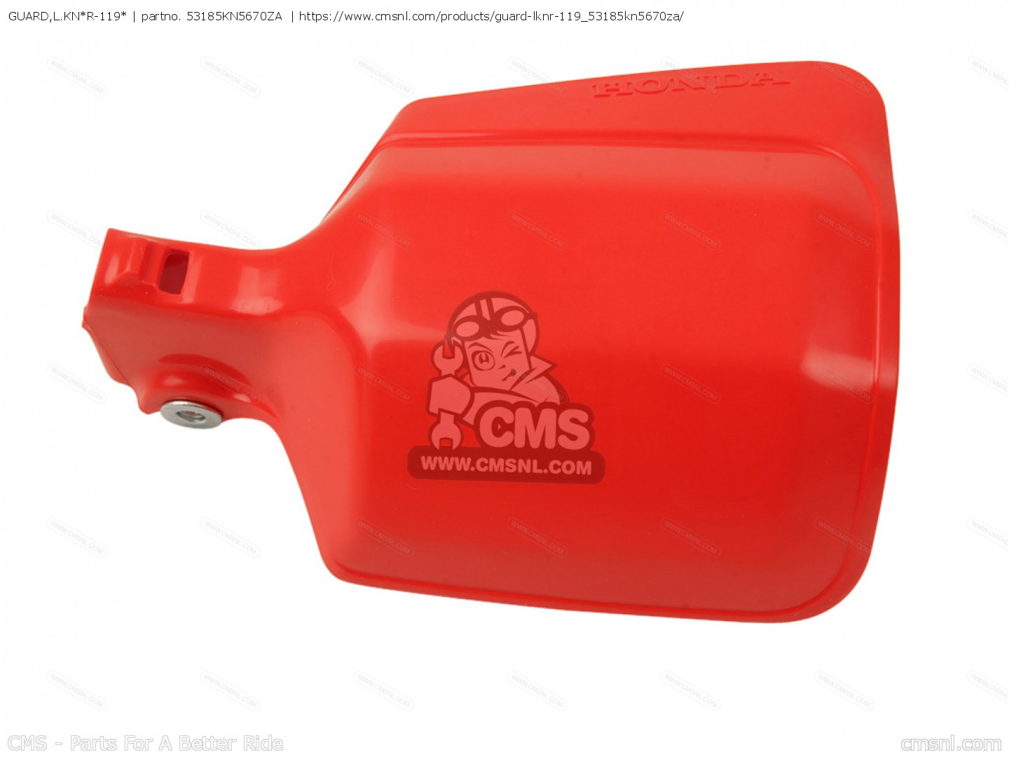 パンドラ 53185KN5670ZA: GUARD,L.KN*R-119* Honda - buy the 53185-KN5-670ZA