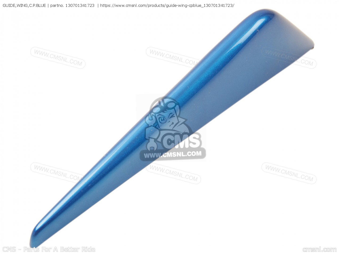 GUIDE,WING,C.P.BLUE for Kawasaki - order at CMSNL