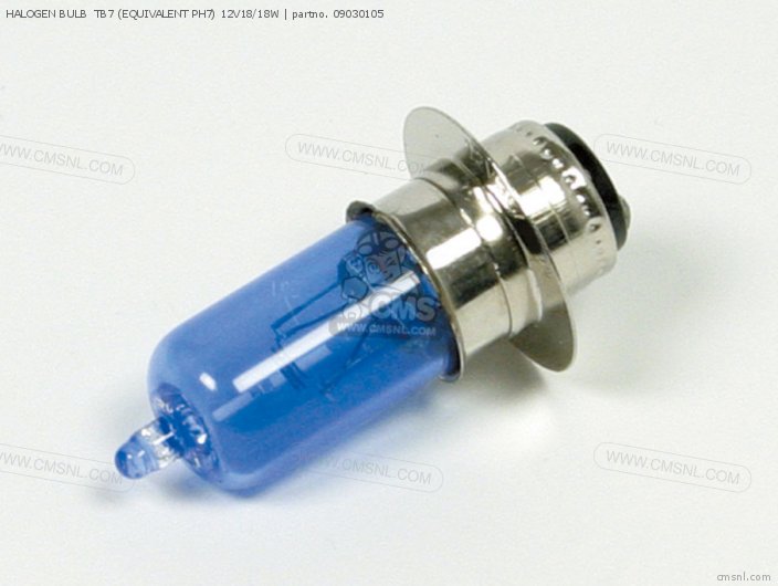 Takegawa HALOGEN BULB  TB7 (EQUIVALENT PH7) 12V18/18W 09030105