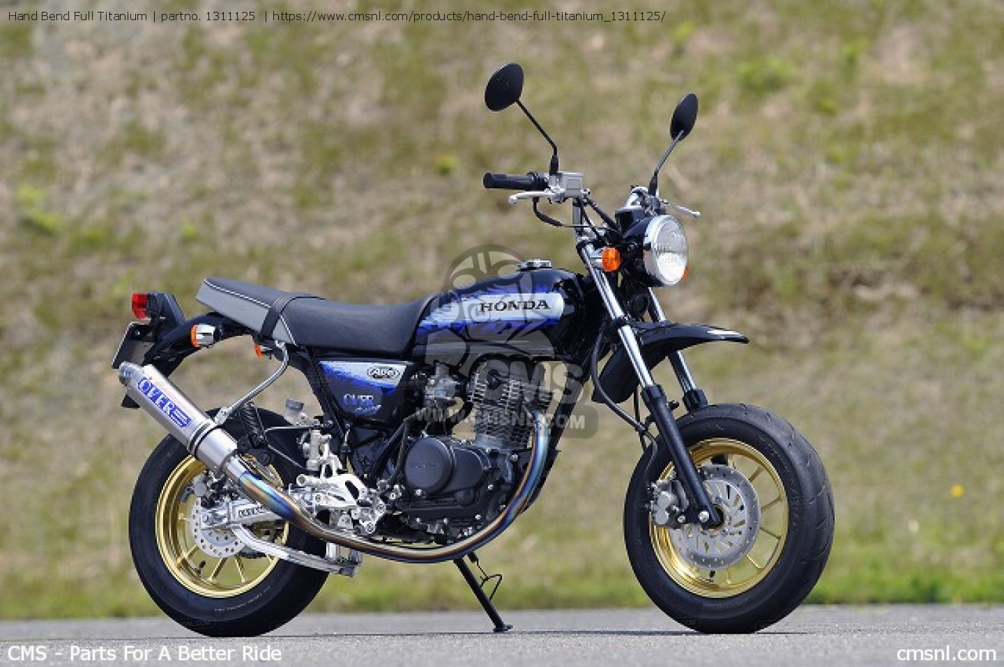 1311125 Hand Bend Full Titanium Over Racing buy the 1311125 at CMSNL