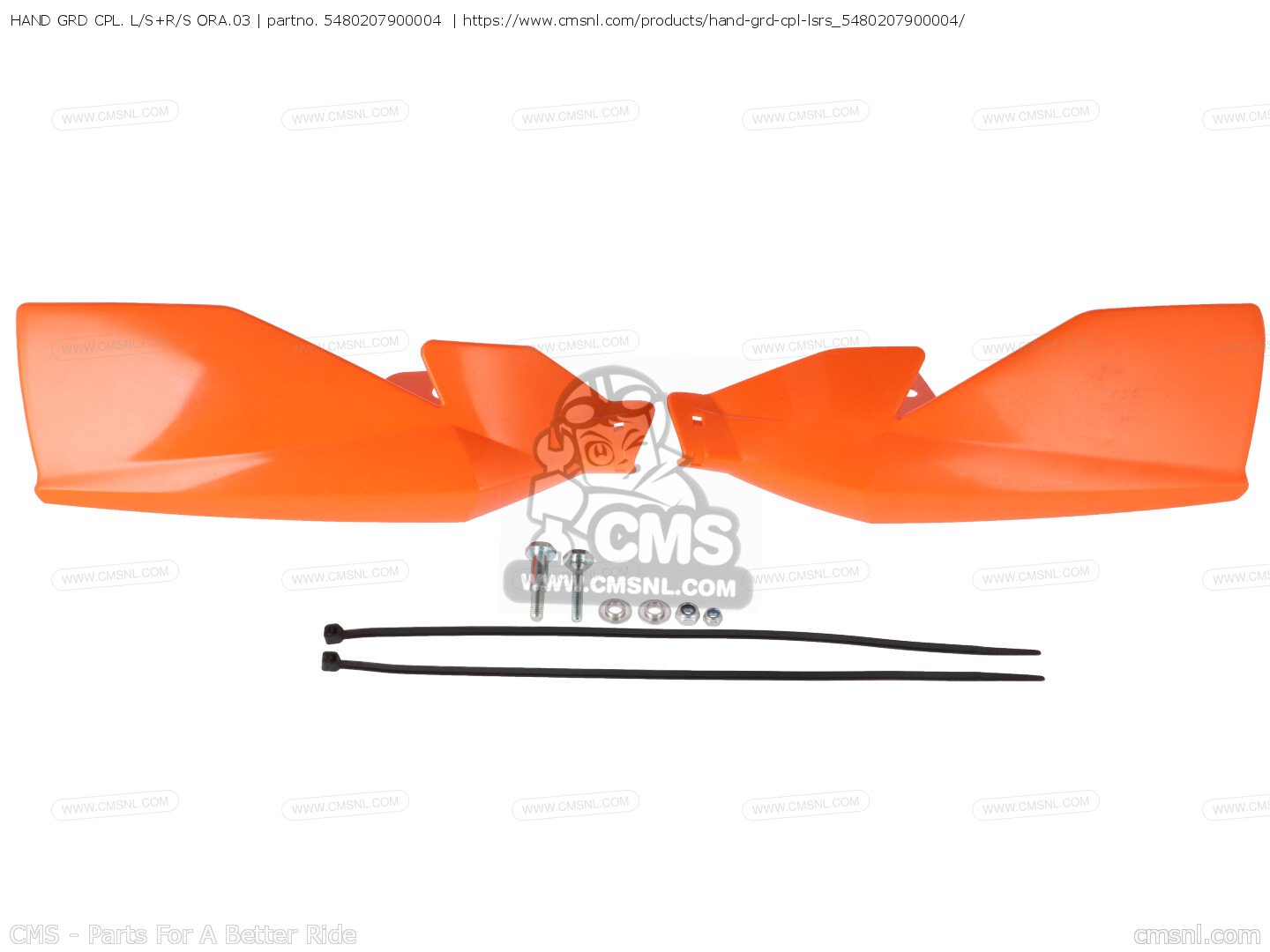 5480207900004: HAND GRD CPL. L/S+R/S ORA.03 KTM - buy the