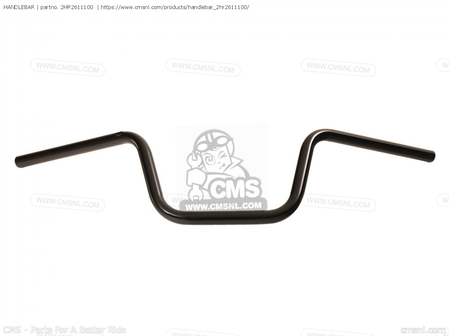 HANDLEBAR for YFM350FWA BIG BEAR 1990 order at CMSNL