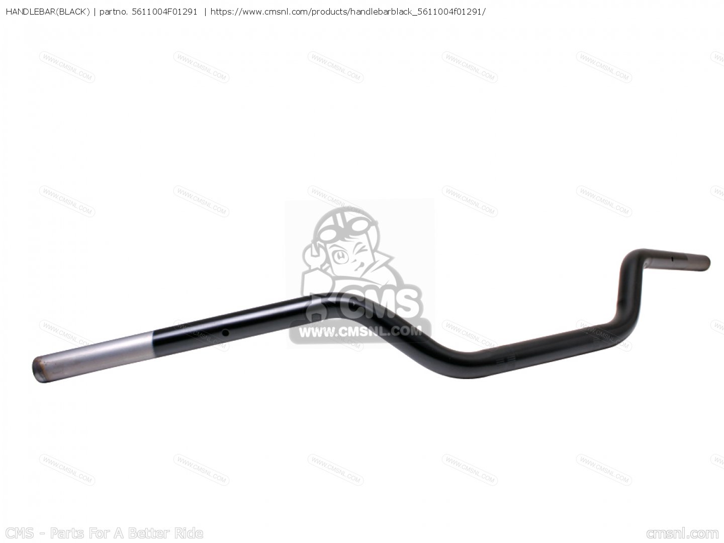 5611004F01291: Handlebar(black) Suzuki - buy the 56110-04F01-291