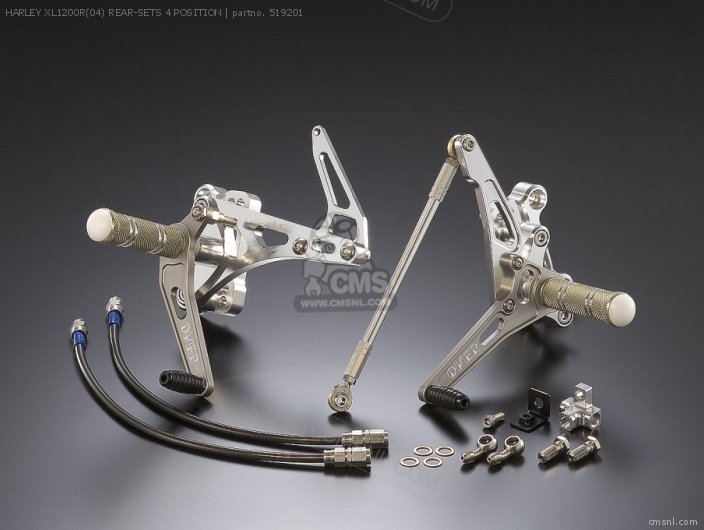 519201 Harley Xl1200r(04) Rearsets 4 Position Over Racing buy the