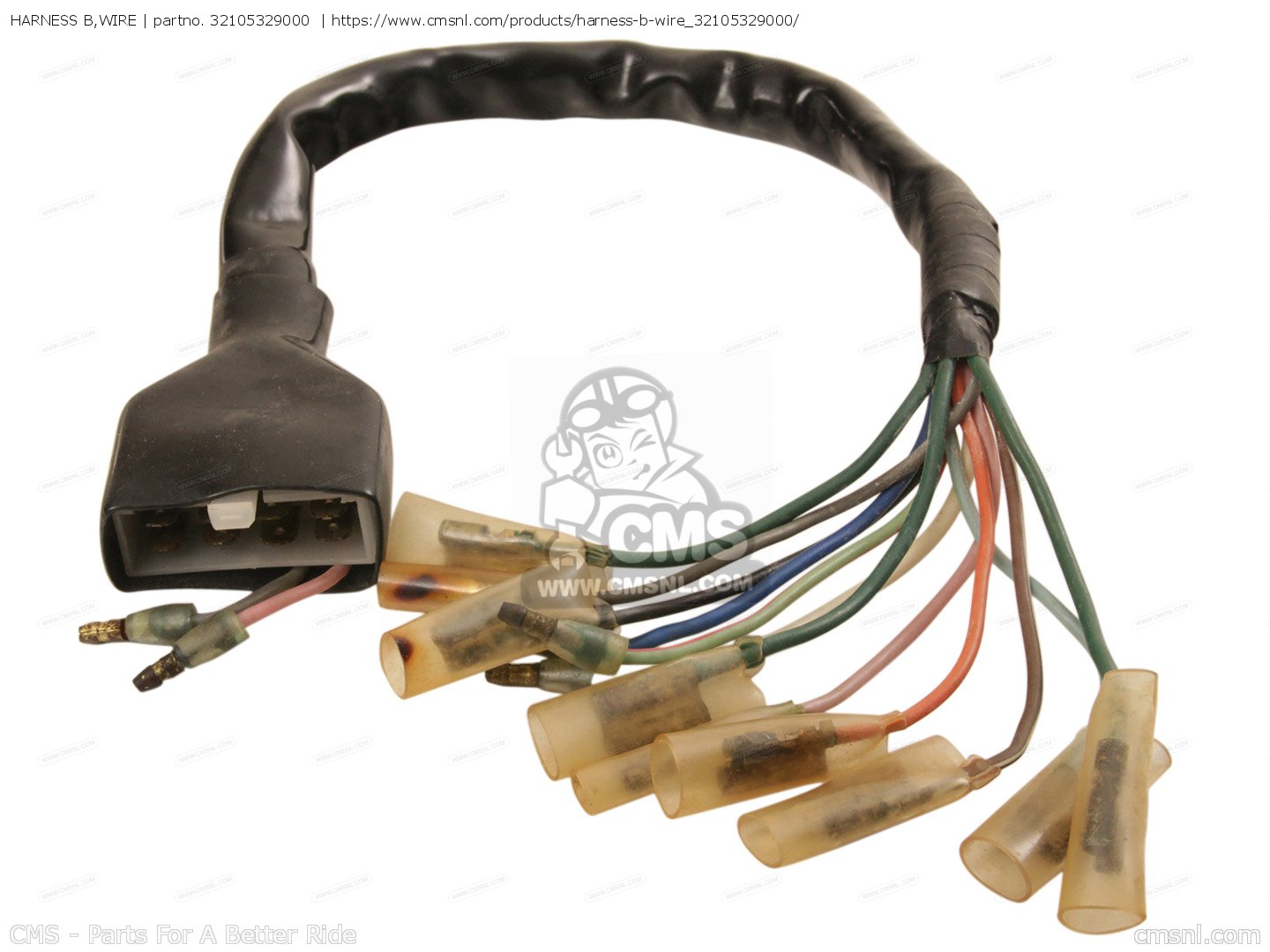 32105329000: HARNESS B,WIRE Honda - buy the 32105-329-000 at CMSNL