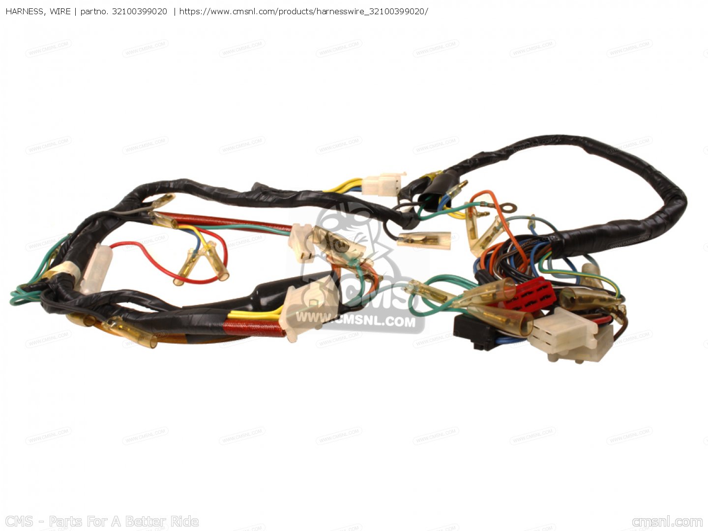 32100399020: HARNESS, WIRE Honda - buy the 32100-399-020 at CMSNL