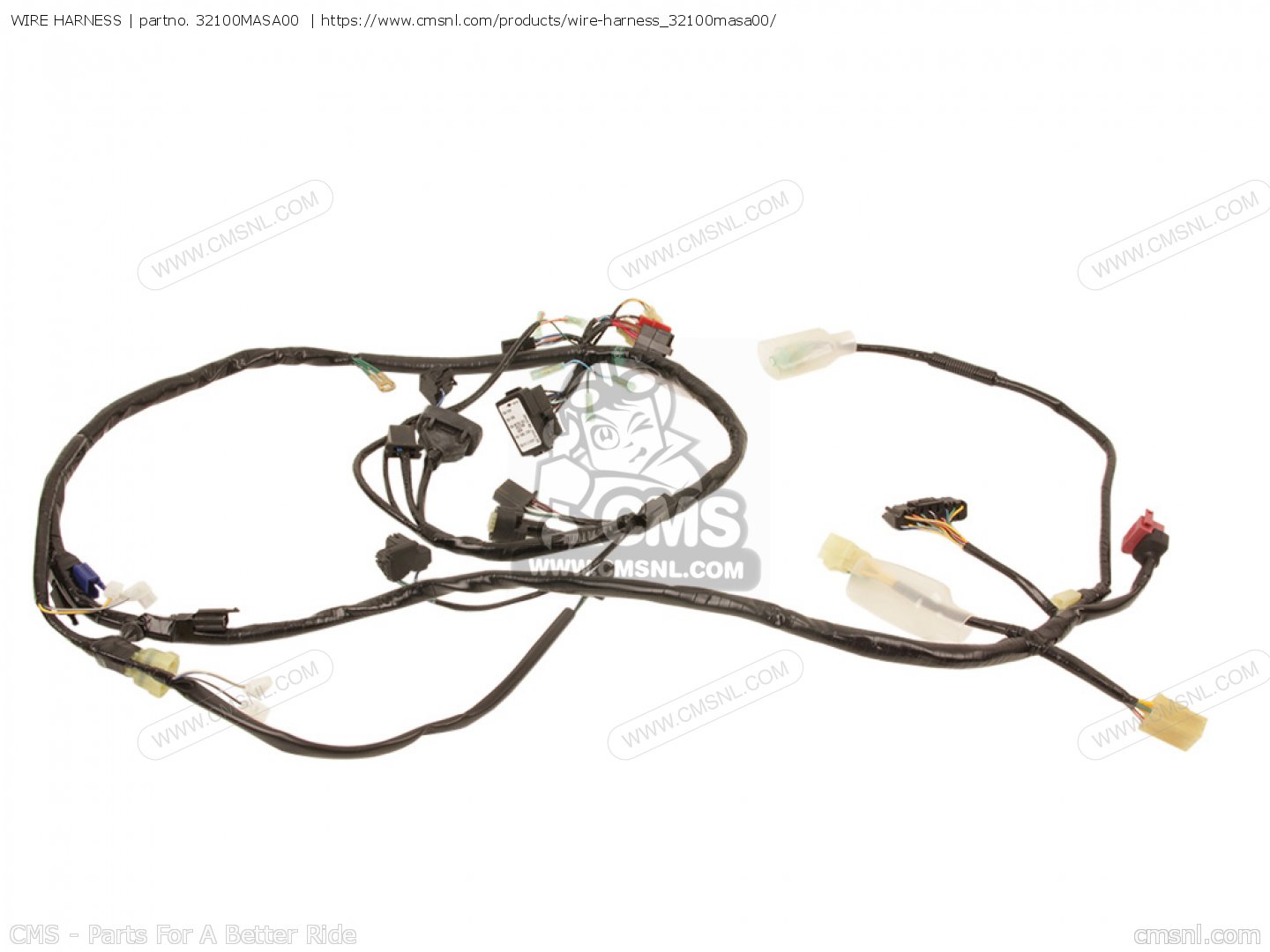 HARNESS WIRE for CBR900RR 1998 (W) USA CALIFORNIA - order at CMSNL