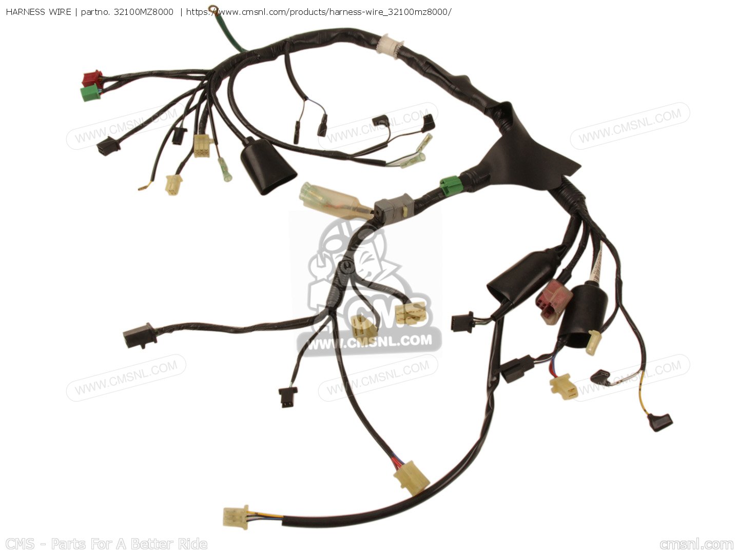 32100MZ8000 Harness Wire Honda buy the 32100MZ8000 at CMSNL