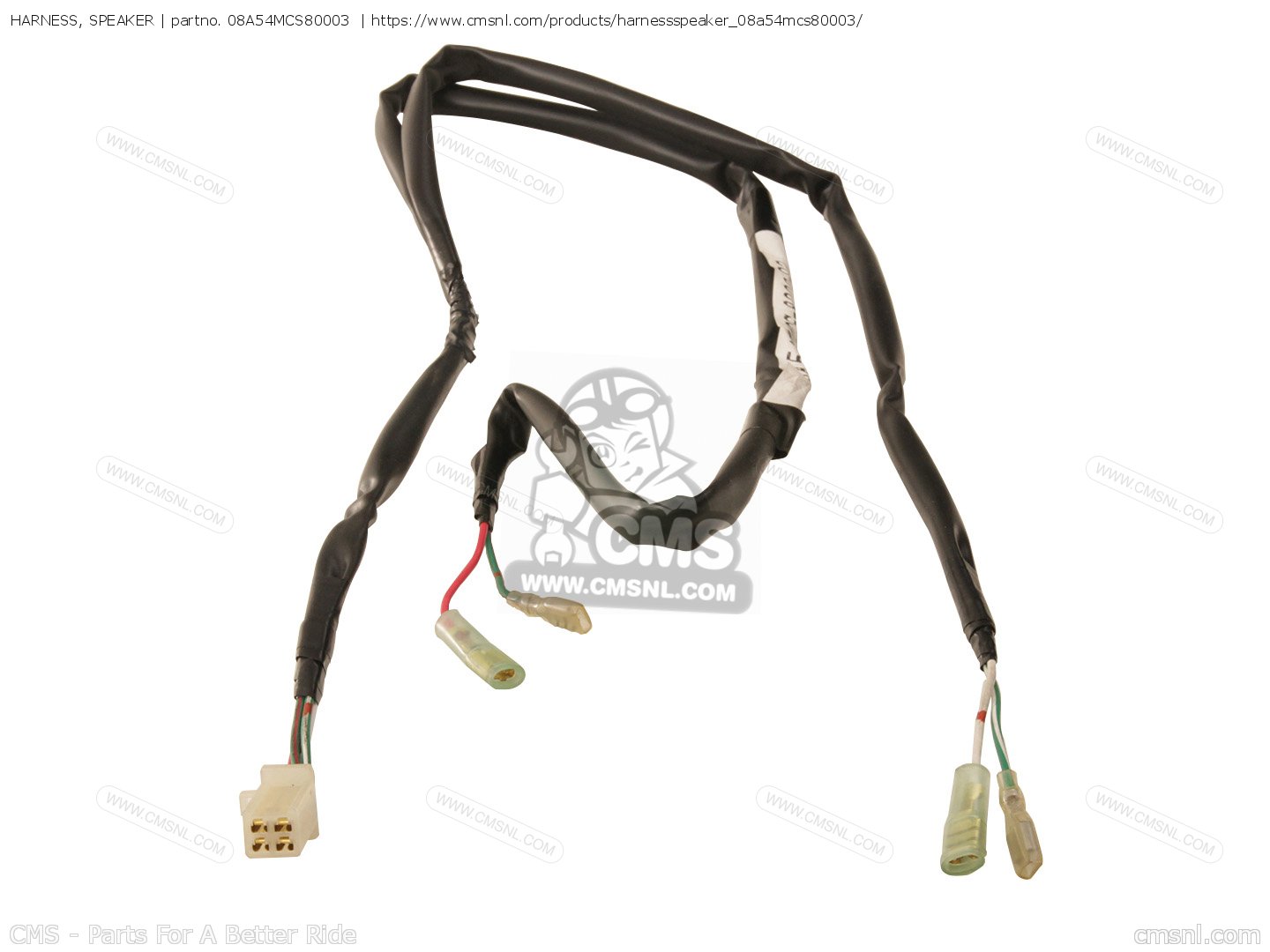 08A54MCS80003 Harness, Speaker Honda buy the 08A54MCS80003 at CMSNL