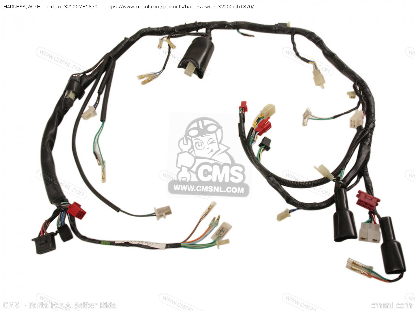 32100MB1870: Harness,wire Honda - Buy The 32100-MB1-870 At CMSNL