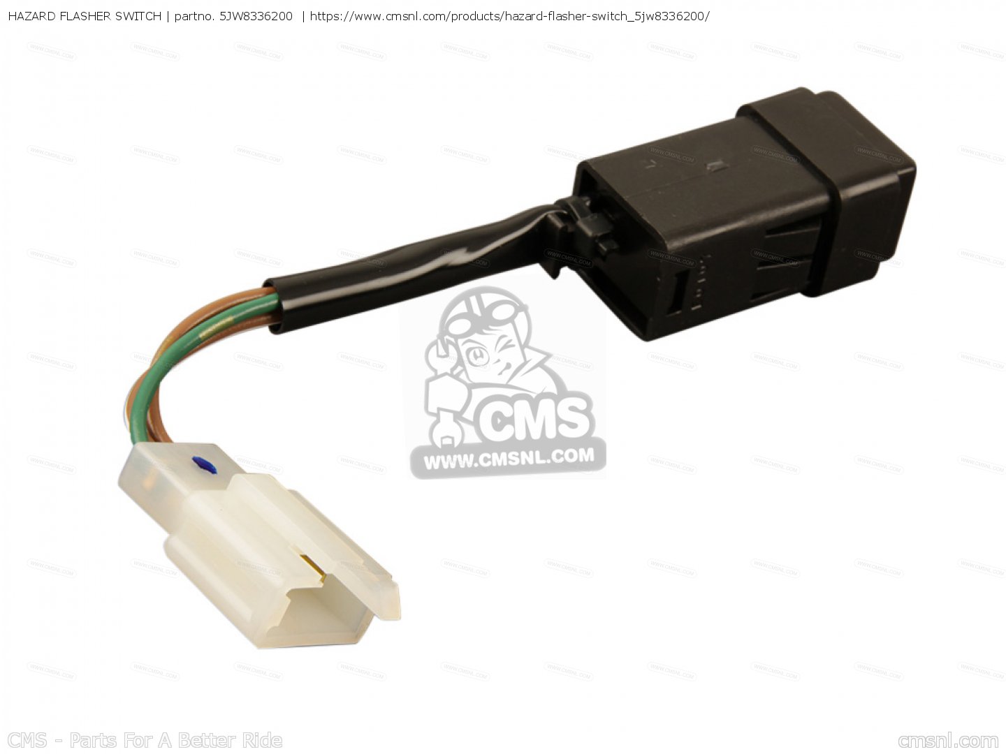 HAZARD FLASHER SWITCH for FJR1300 FJR1300C 2003 (3) USA CALIFORNIA