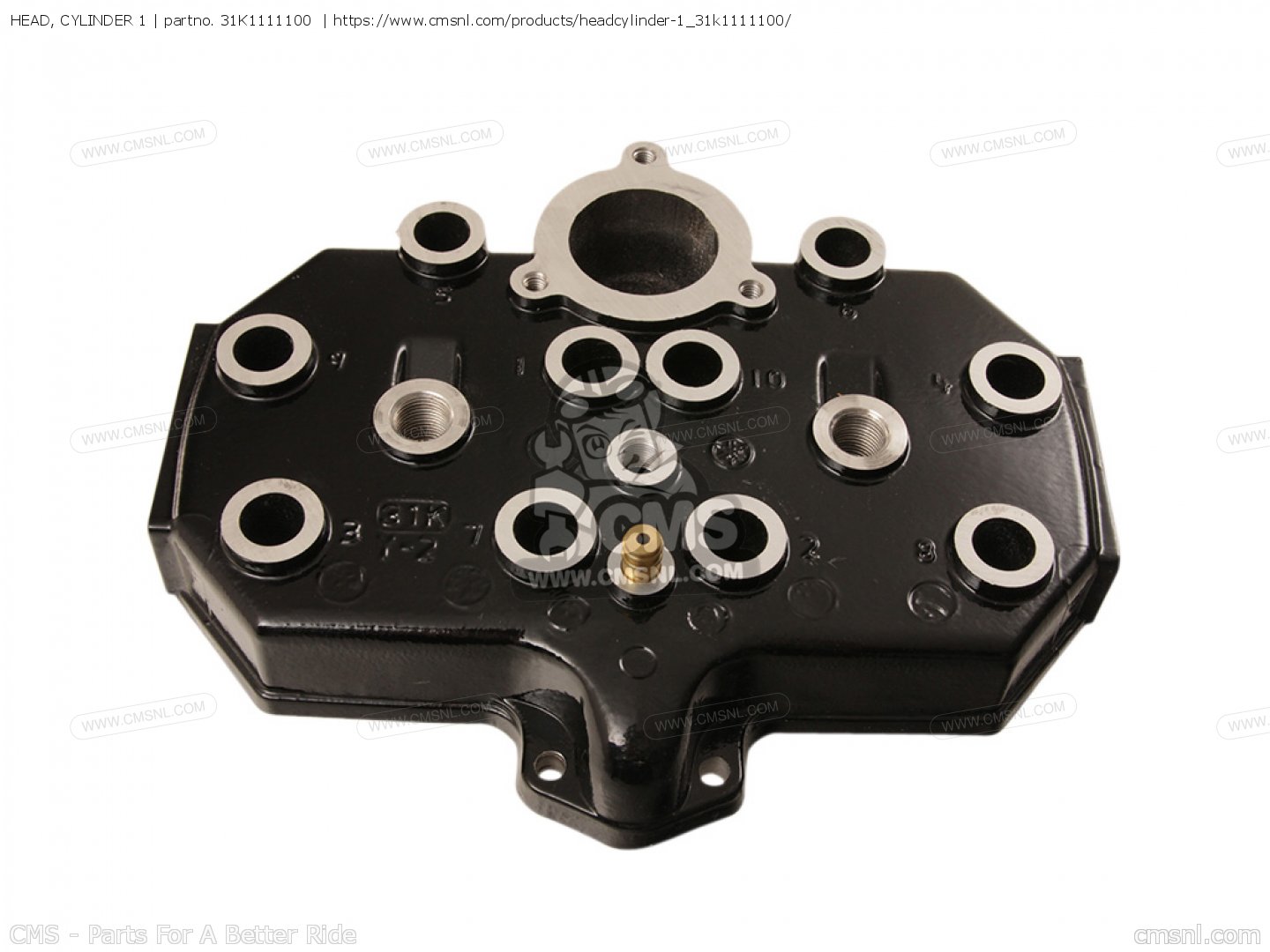 31K1111100: HEAD, CYLINDER 1 Yamaha - buy the 31K-11111-00