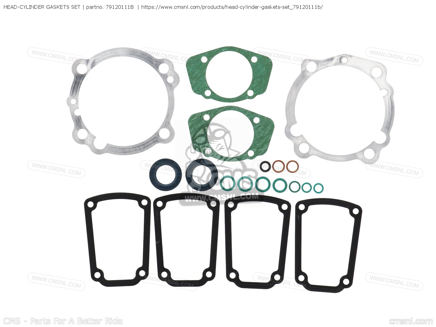 79120111B: Head-cylinder Gaskets Set Ducati - buy the 79120111B at CMSNL