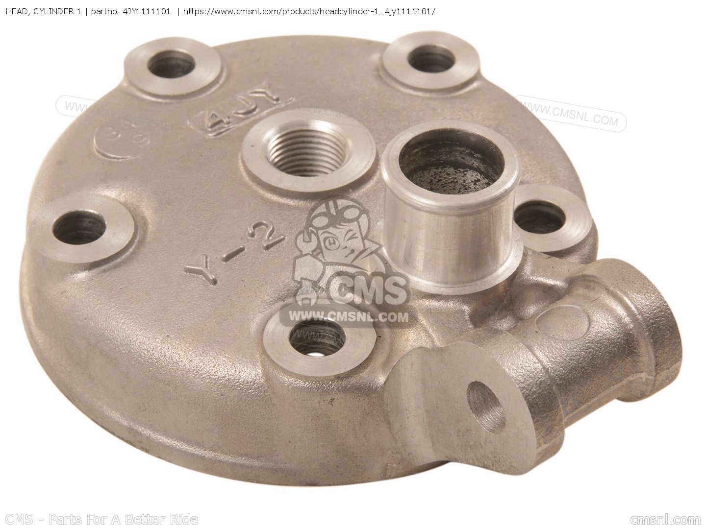 HEAD, CYLINDER 1 for YZ125 1995 4PE3 JAPAN 254PE-100E1 - order at 