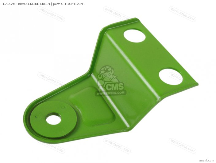 Kawasaki HEADLAMP BRACKET,LIME GREEN 1103441237F