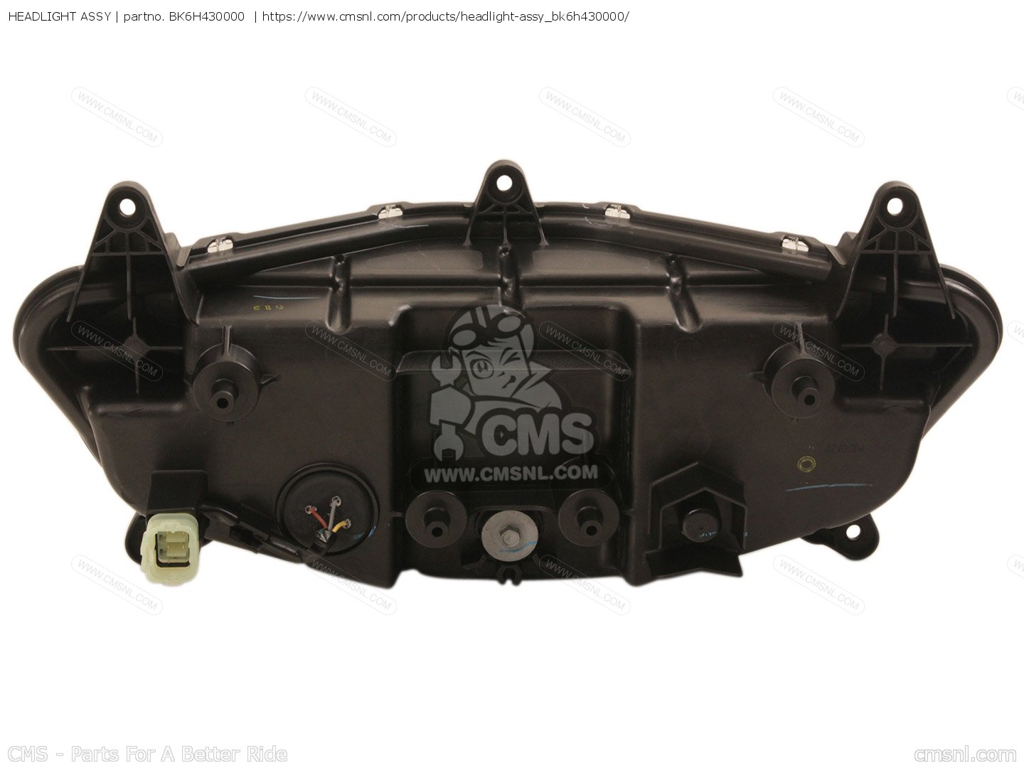 パーツ Light115 BK6H430000: HEADLIGHT ASSY Yamaha - buy the BK6-H4300-00-00 at CMSNL