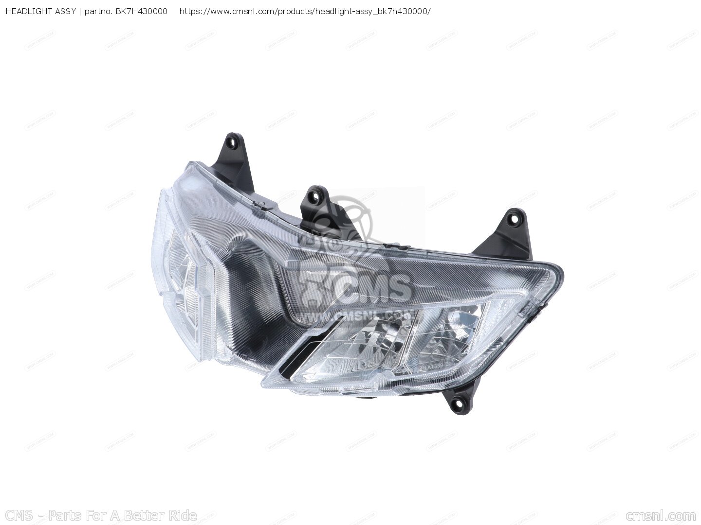 BK7H430000: HEADLIGHT ASSY Yamaha - buy the BK7-H4300-00-00