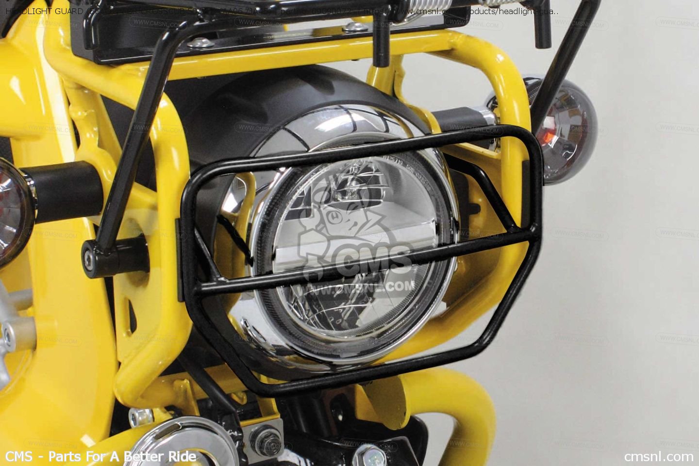 09090072 Headlight Guard (black) For Crosscub 50/110 (aa06 /ja45