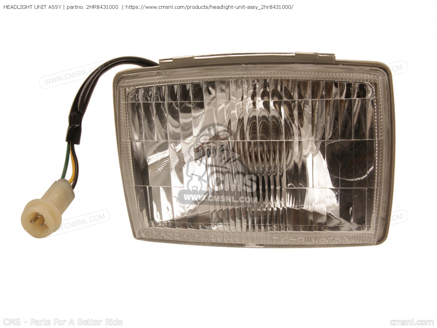 2HR8431000 Headlight Unit Assy Yamaha buy the 2HR8431000 at CMSNL