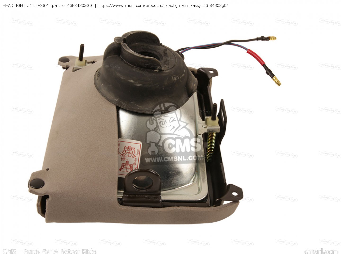 43F84303G0 Headlight Unit Assy Yamaha buy the 43F84303G0 at CMSNL