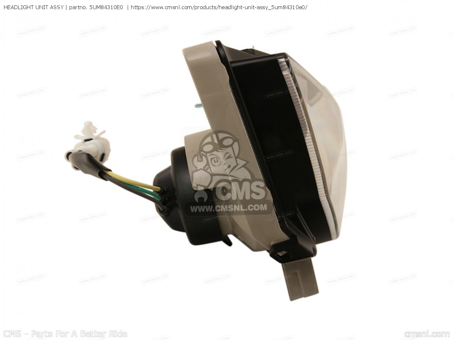 5UM84310E0 Headlight Unit Assy Yamaha buy the 5UM84310E0 at CMSNL