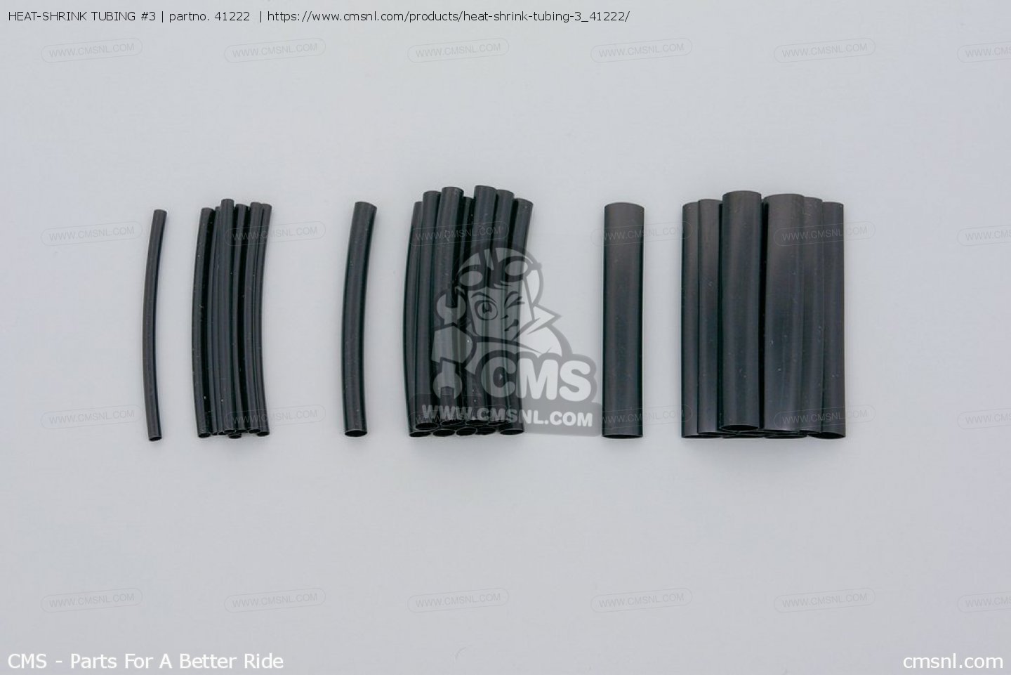 HEATSHRINK TUBING 3 for Electrical maintenance parts order at CMSNL