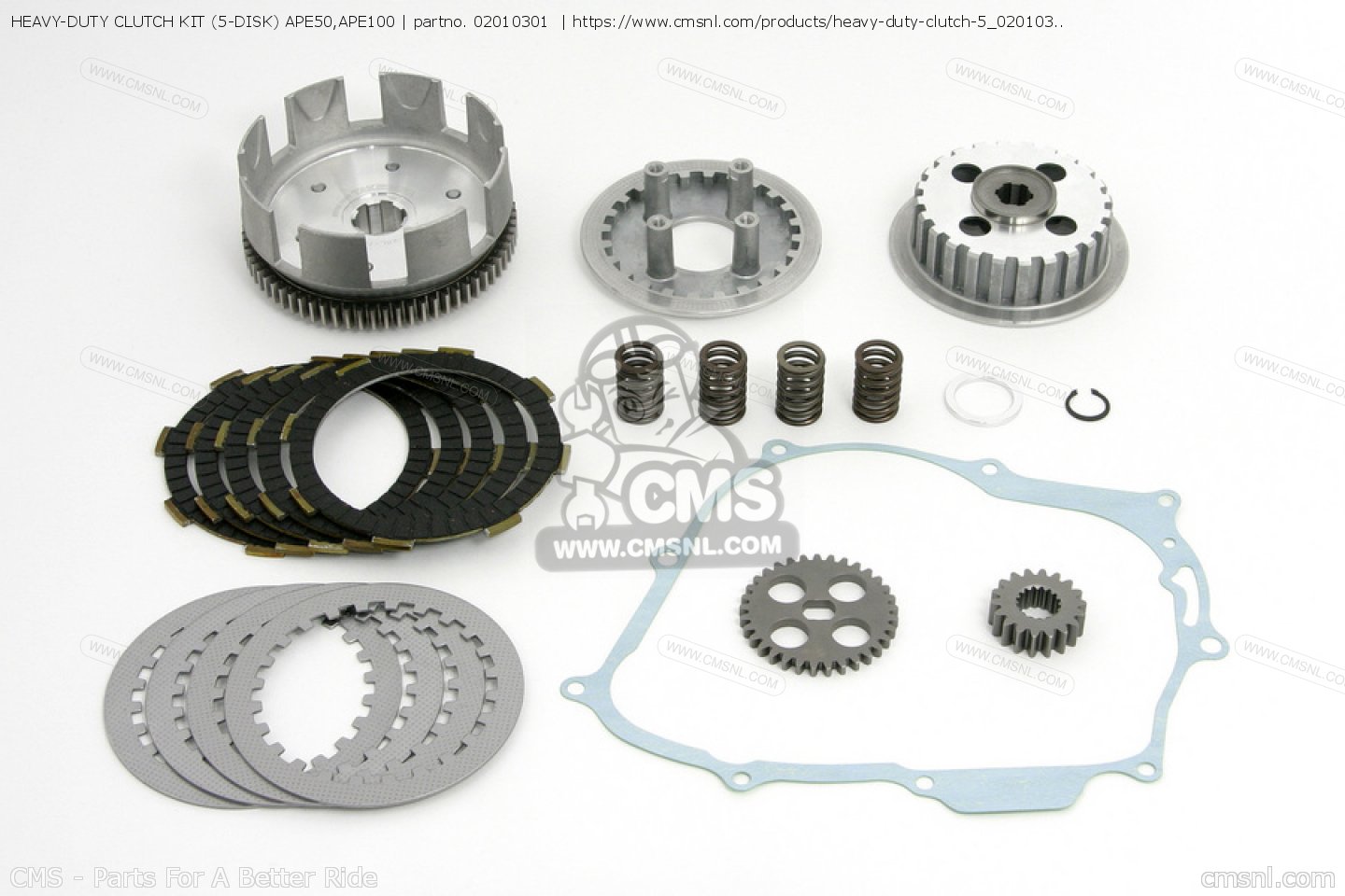 02010301 Heavyduty Clutch Kit (5disk) Ape50,ape100 Takegawa buy