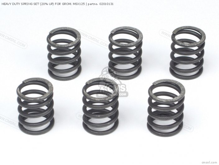 Heavy Duty Spring Set (20% Up) For Grom, Msx125 photo