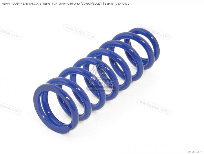 Takegawa HEAVY -DUTY REAR SHOCK SPRING  FOR 06-04-040 ONLY(30%UP/BLUE ) 06040401