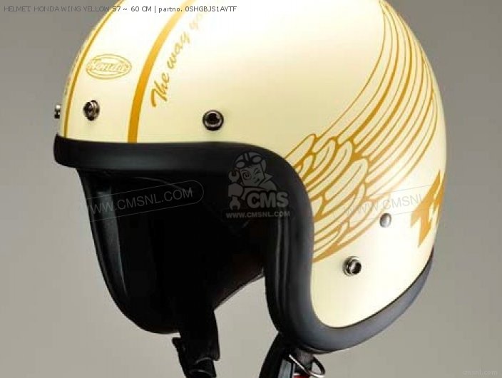 Honda HELMET, HONDA WING YELLOW 57 ~ 60 CM 0SHGBJS1AYTF