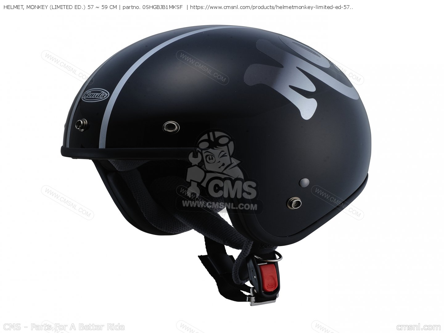 0SHGBJB1MKSF Helmet, Monkey (limited Ed.) 57 59 Cm Honda 0SHGBJB1MKSF