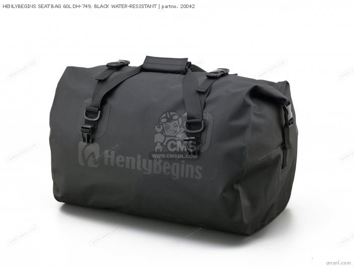 Henlybegins Seat Bag 60l Dh-749, Black Water-resistant photo