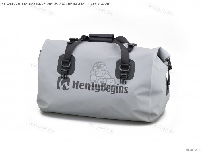 Henlybegins Seat Bag 60l Dh-749, Gray Water-resistant photo