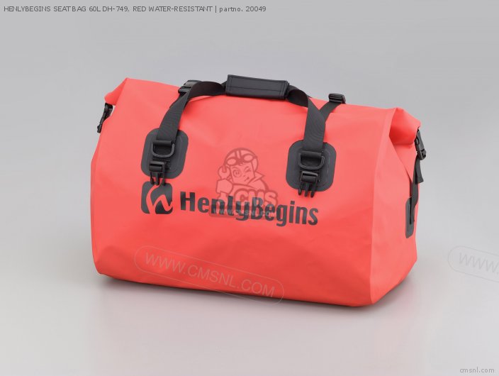 Henlybegins Seat Bag 60l Dh-749, Red Water-resistant photo