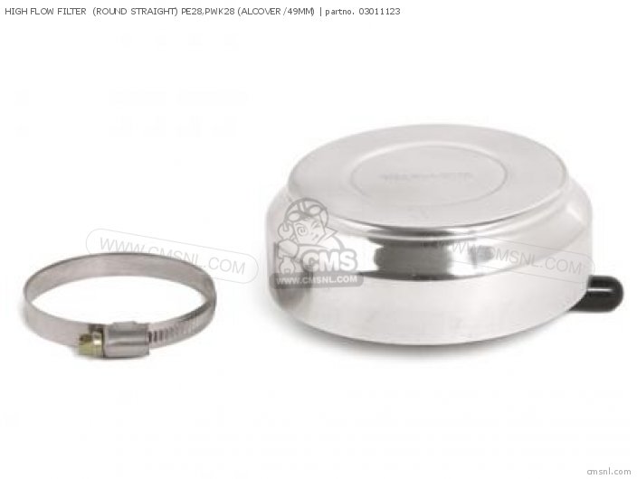 High Flow Filter  (round Straight) Pe28,pwk28 (alcover /49mm) photo
